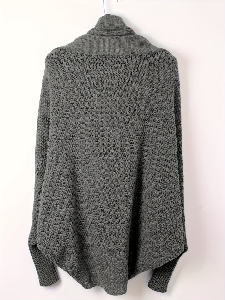 Lässiger warmer Ärmel Woll Strickcardigan für Damen | Perfekt für den Alltag