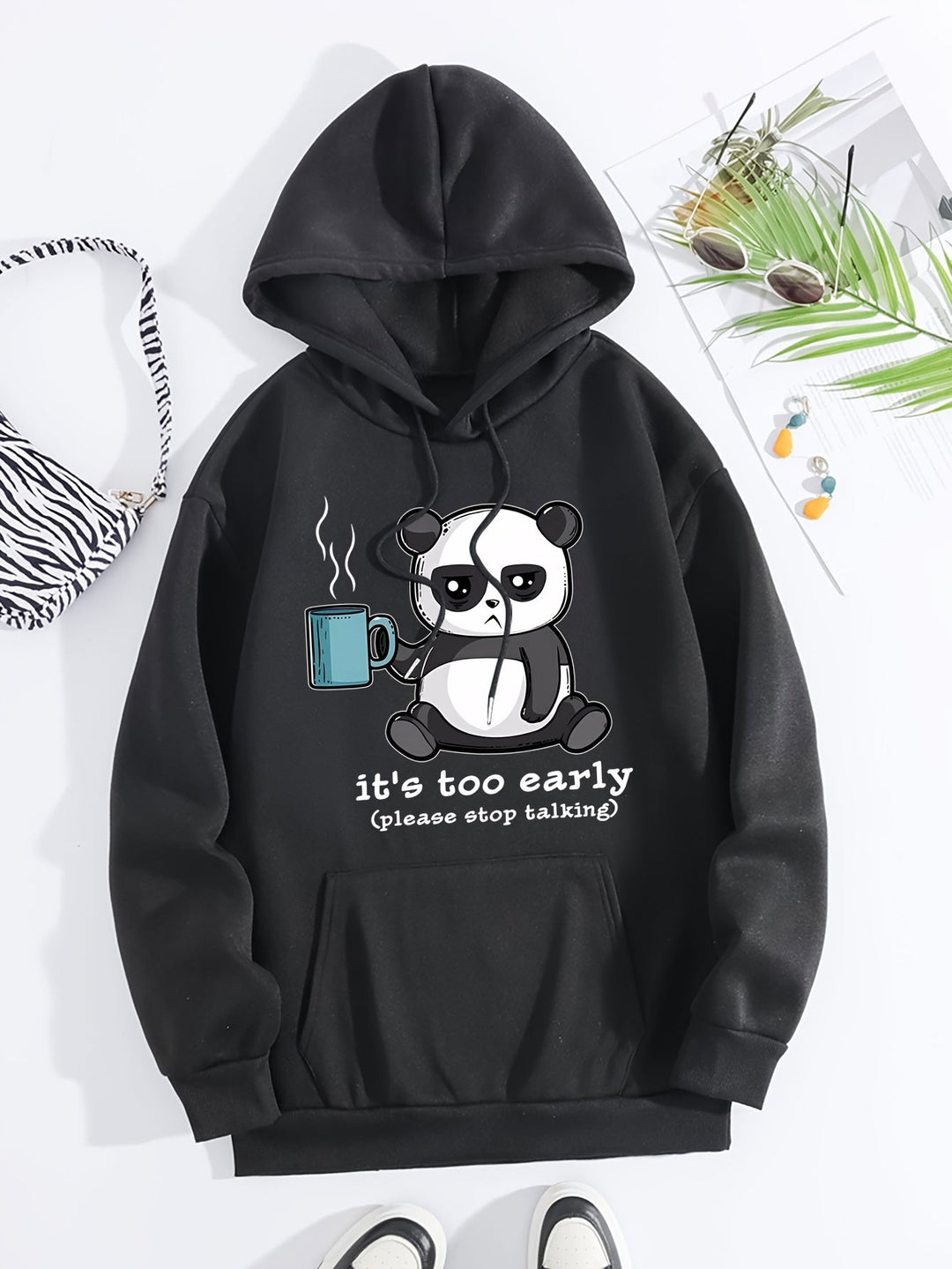 Casual fleece hoodie with hood for women | Perfect for leisure