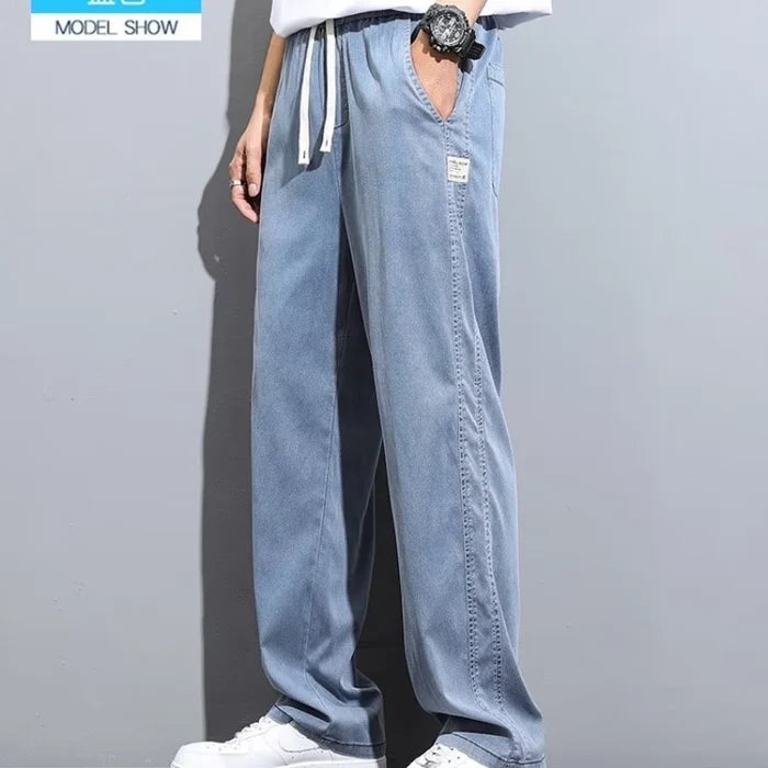 Jaquan - Jean - Décontracté - Élastique / Design Polyvalent - Adapté au Quotidien pour Hommes