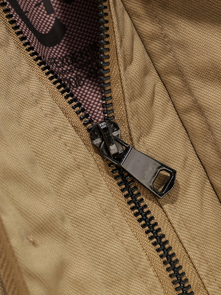 Giacca invernale imbottita con cerniera completa casual e calda per uomo | Perfetta per attività all'aperto