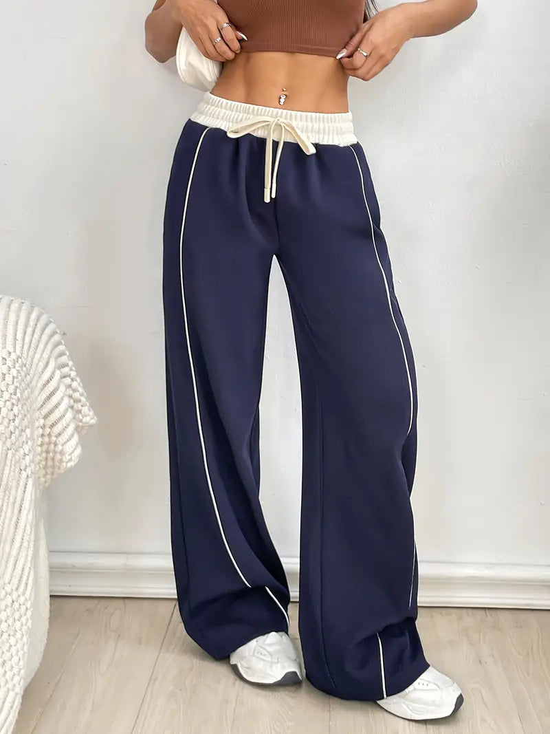 Zoey – Pantalon de jogging extensible à jambe large