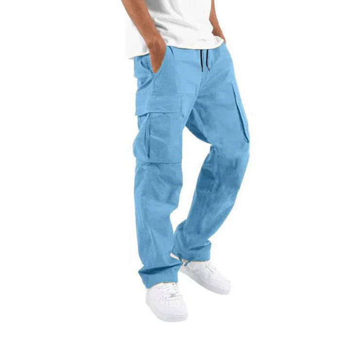 Malvin - pantalon cargo droit décontracté