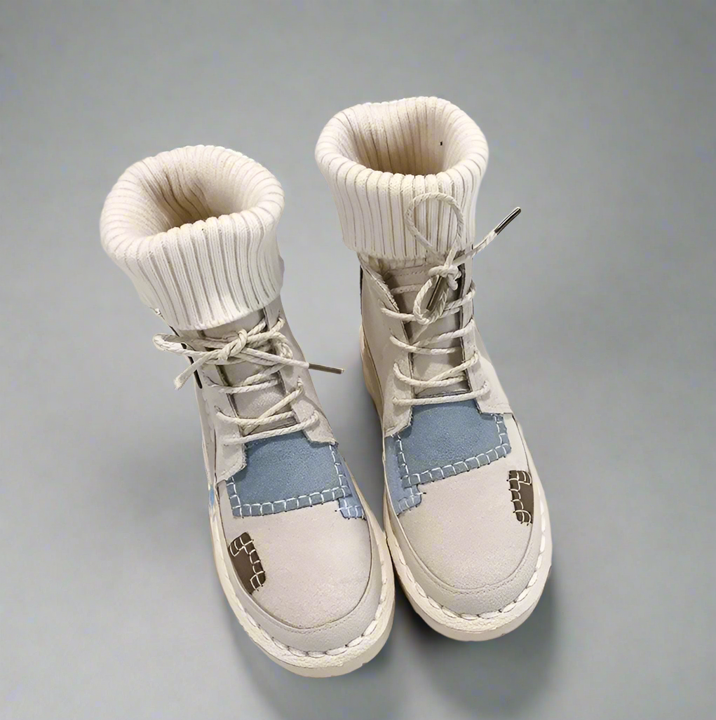Luna - Frauen Boden flache Stiefel
