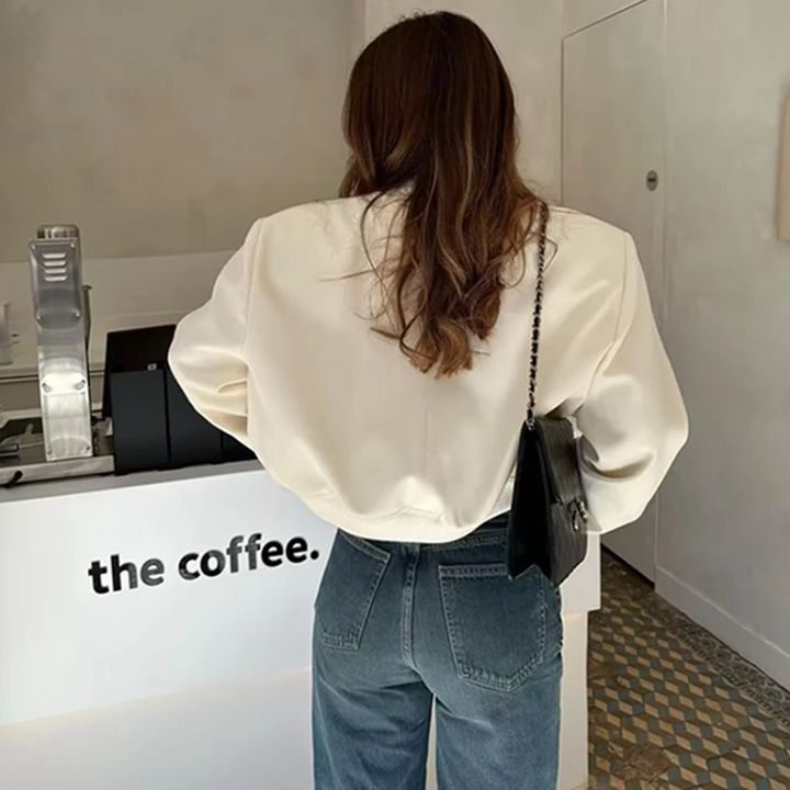 Evelyn - Giacca bomber casual corta