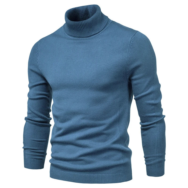 Sanford - Fashionable sweater with small turtleneck