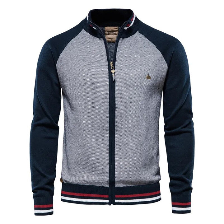 Waylon - Warme und lässige College-Strickjacke