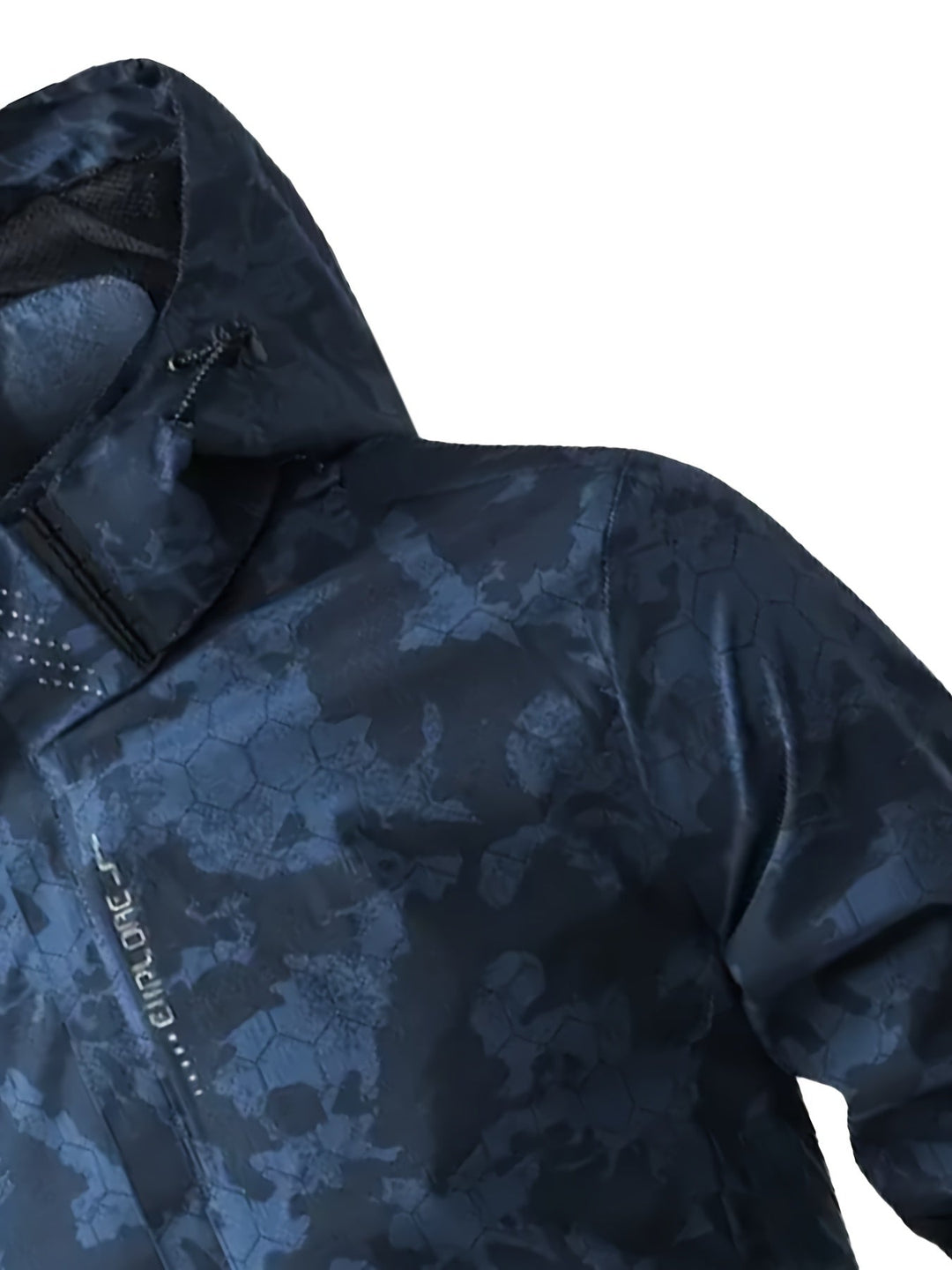 Coupe-vent à capuche motif camouflage chaud pour le printemps pour hommes | Parfait pour les activités de plein air au printemps