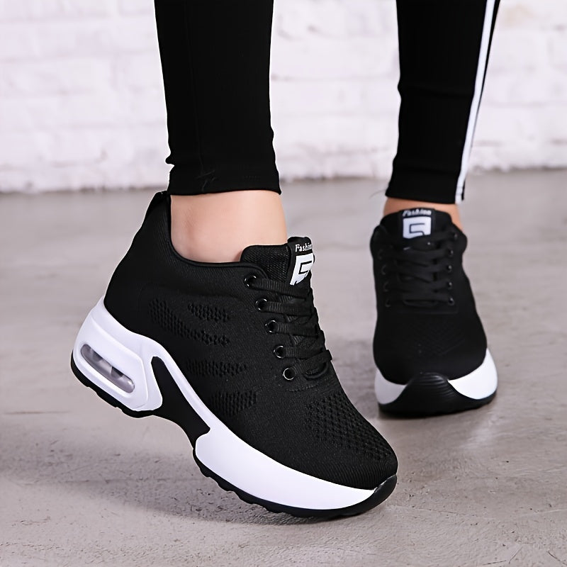 Damen Chunky Sneaker mit Luftpolstersohle – Atmungsaktiv & Komfortabel