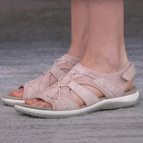 Sandales de trekking confortables pour femmes avec fermeture auto-agrippante et semelle antidérapante – Idéales pour l'été, les voyages et le quotidien
