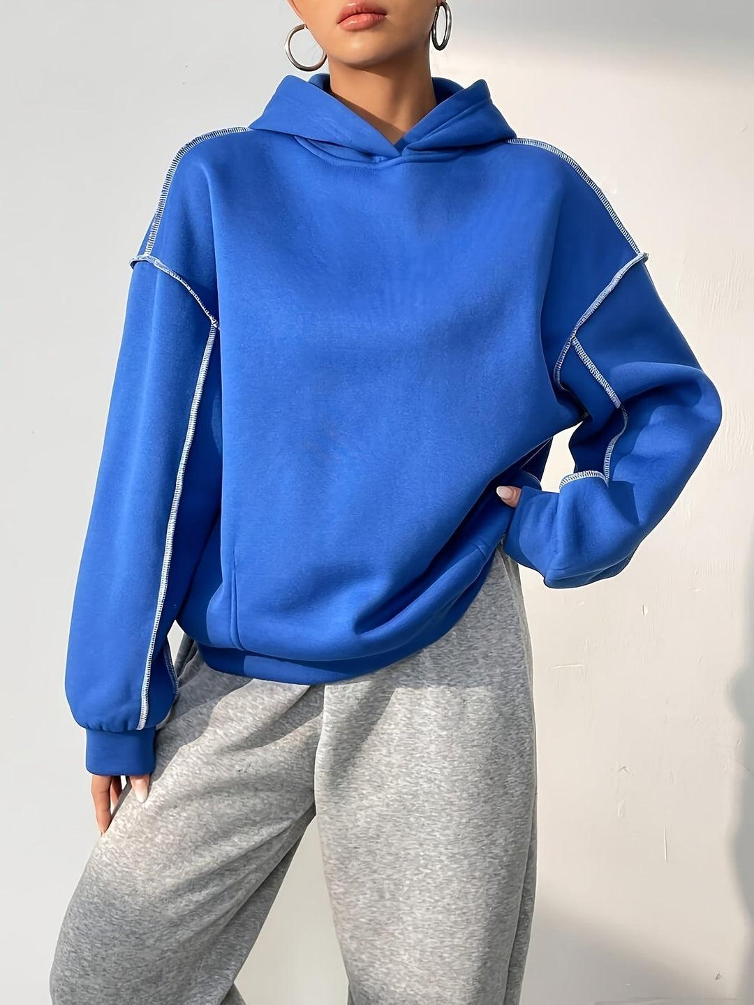 Stilvoller Vintage-Pullover-Hoodie mit Kapuze für Women | Perfekt für den Alltag