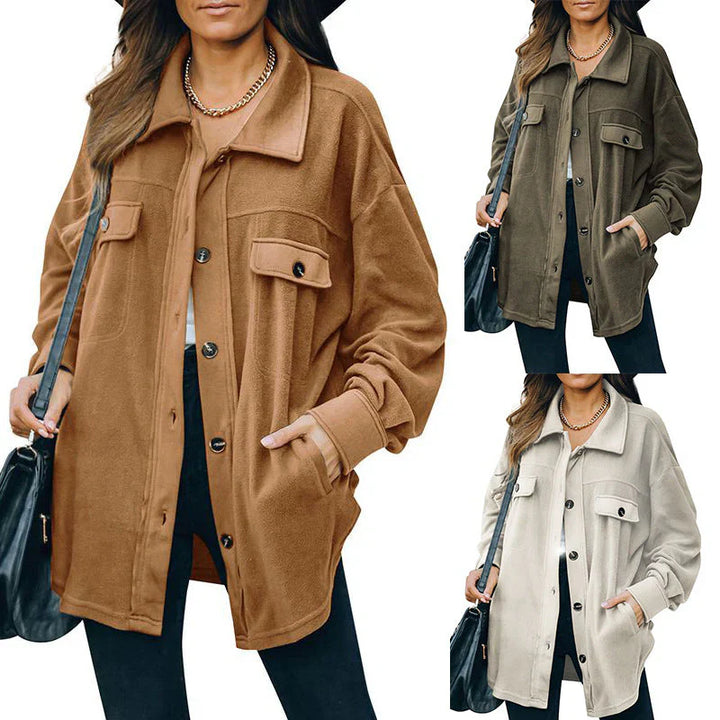 Elise - Veste polaire à boutons