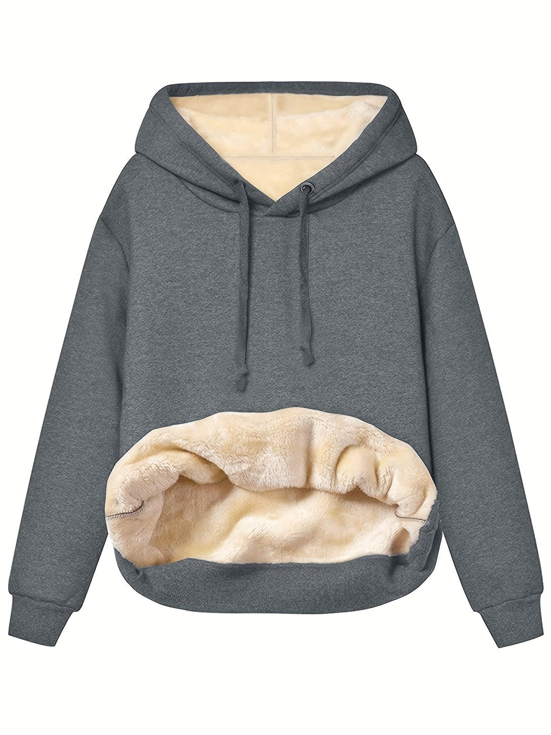 Sweat à capuche en polaire chaude avec capuche pour femmes | Parfait pour les activités de plein air