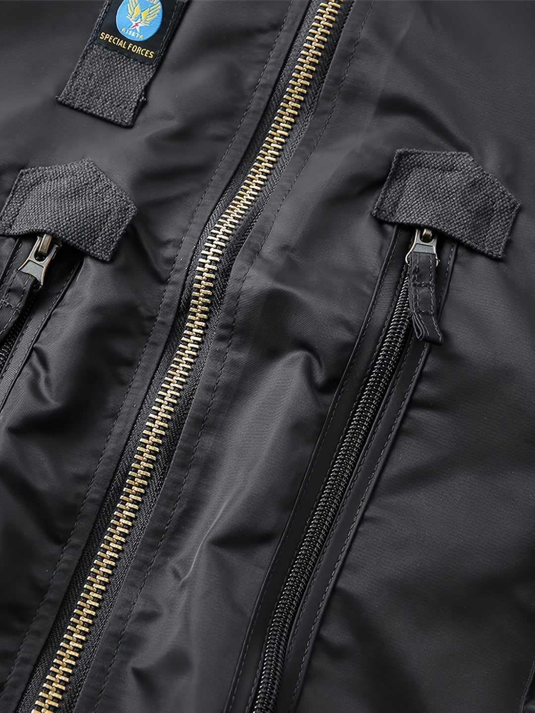 Veste bomber chaude tactique d'extérieur avec col montant pour hommes | Parfait pour les activités de plein air