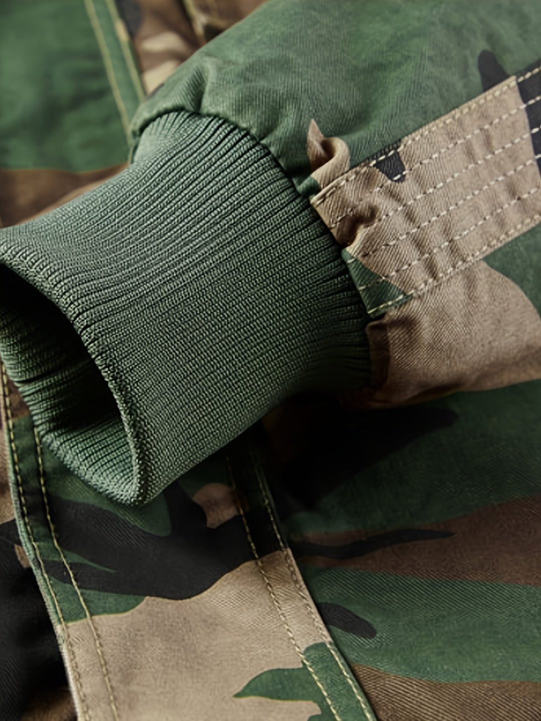 Veste pilote camouflage chaude avec plusieurs poches pour hommes | Parfaite pour les activités de plein air