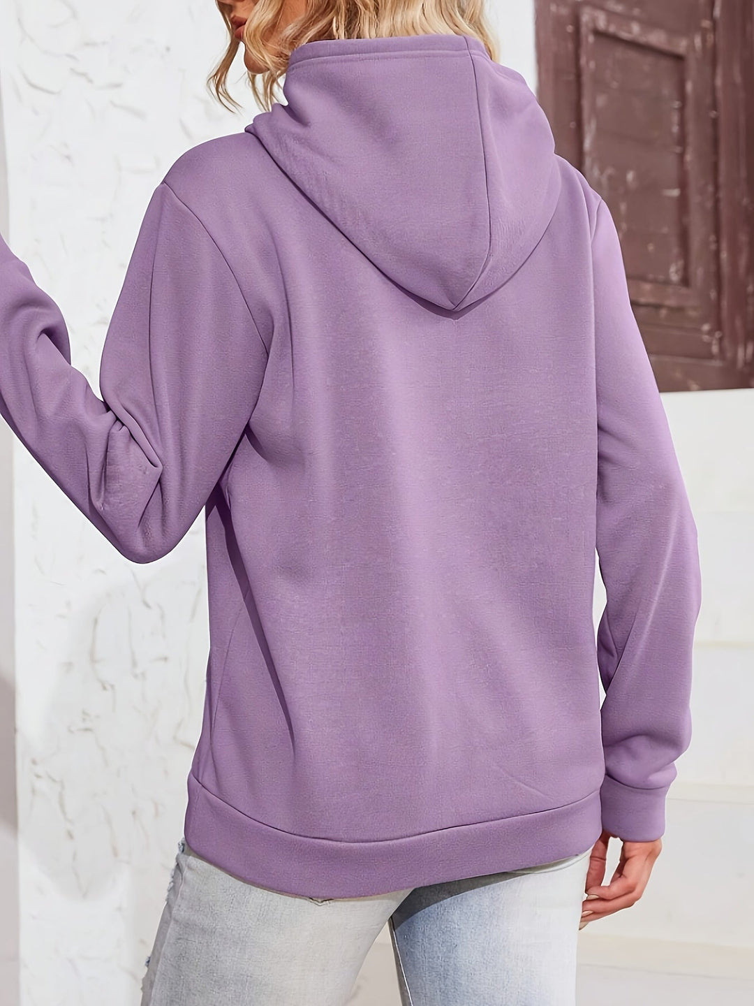 Sweat-shirt à capuche décontracté avec imprimé et capuche pour femmes | Parfait pour les jours décontractés