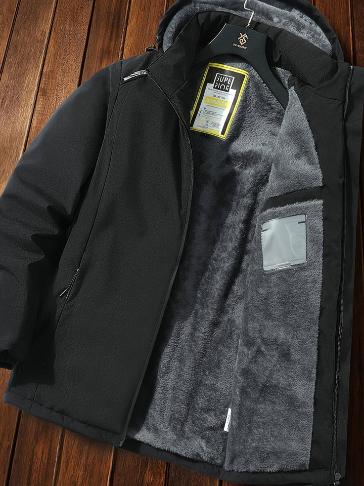 Warme Casual Kapuzen Lange Winter Jacke Für Herren | Ideal für Winter