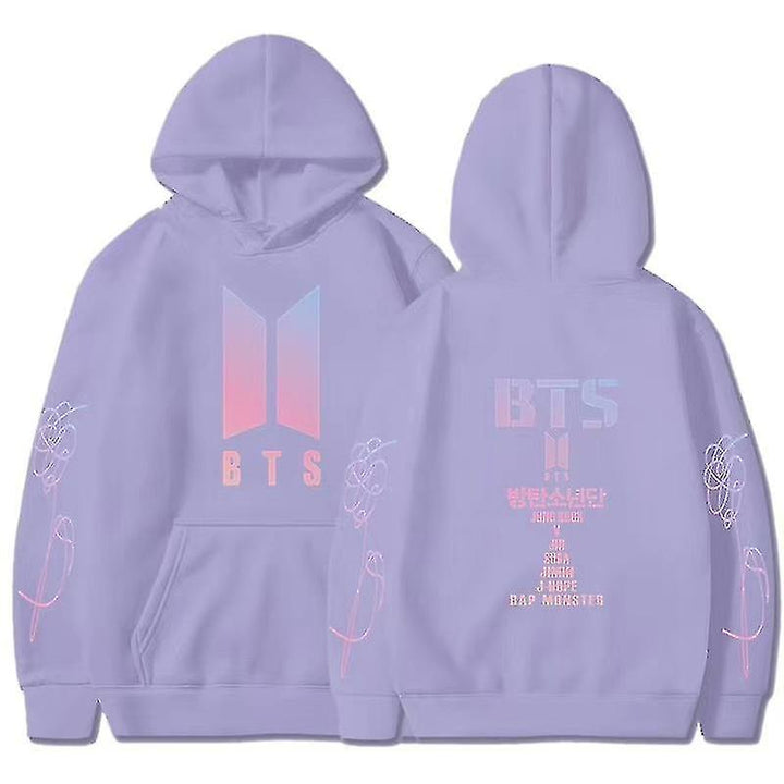 Bts Sweat-shirt à capuche unisexe décontracté Hoodie cosplay veste top