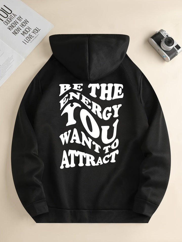Eleganter Pullover-Hoodie mit Kapuze und Backprint für Women | Perfekt für den Alltag