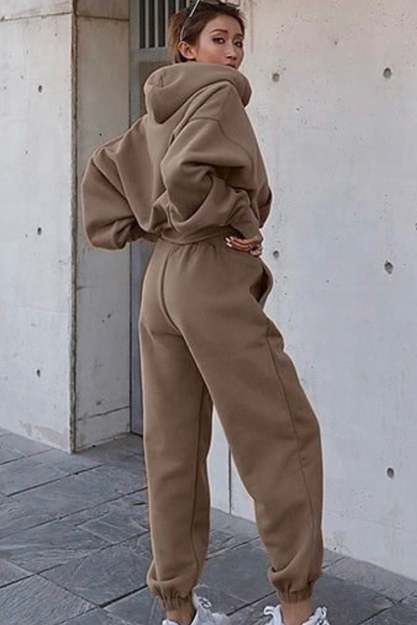 Baumwoll-Trainings- & Jogginganzug im bequemen Vintage-Look für Damen | Perfekt für den Alltag