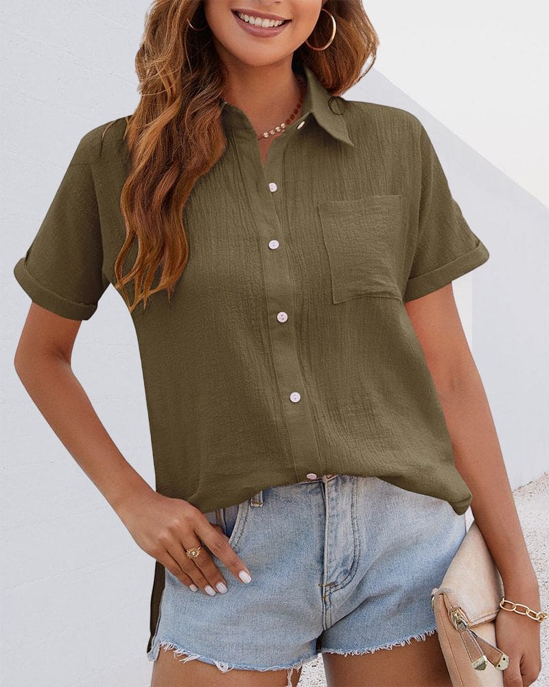 Ise - Blouse à manches courtes