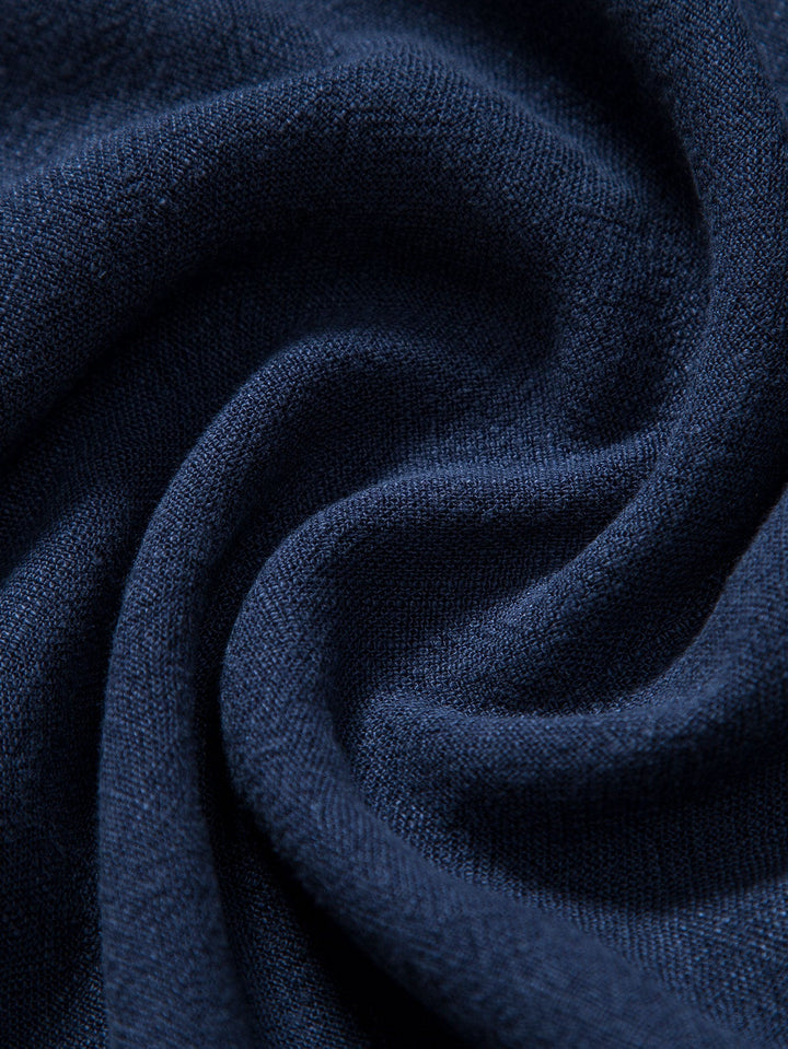 Old Money Style Sommer leinen kurzärmliges polo hemd für Herren
