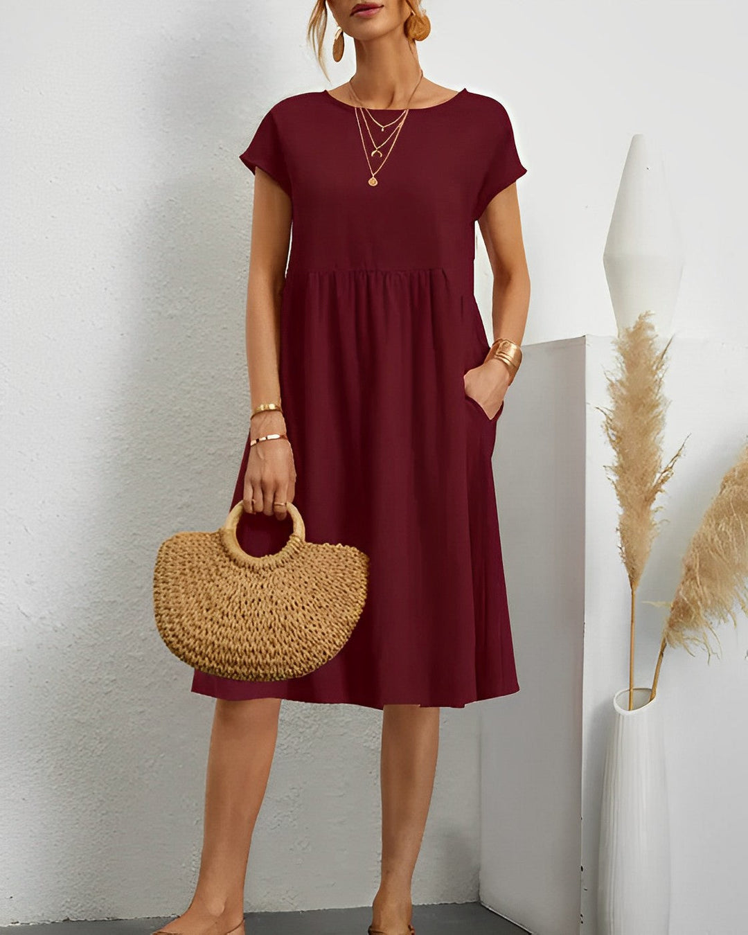 CELIA – Luftiges & Elegantes Baumwollkleid