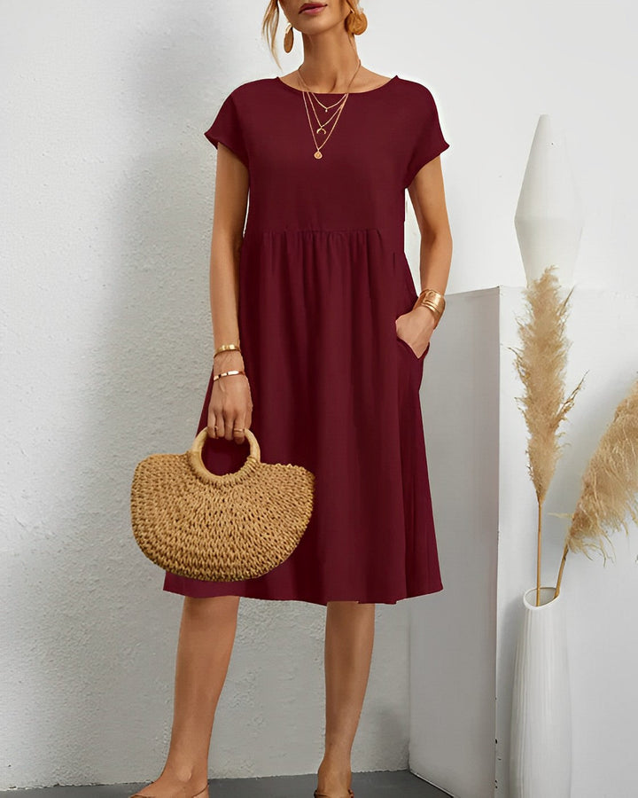 CELIA – Luftiges & Elegantes Baumwollkleid