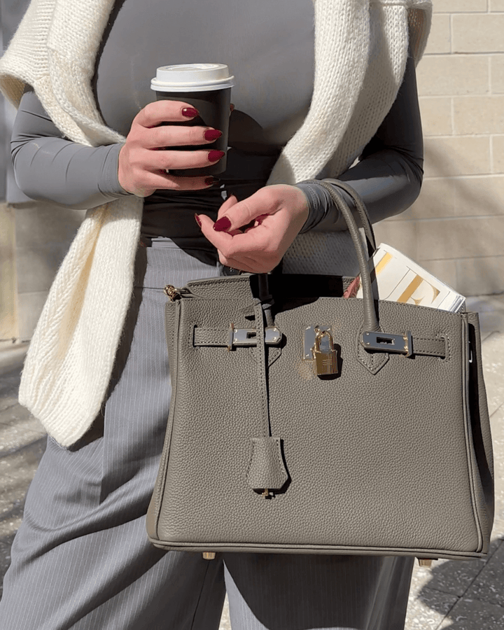 Grande borsa in pelle per donna