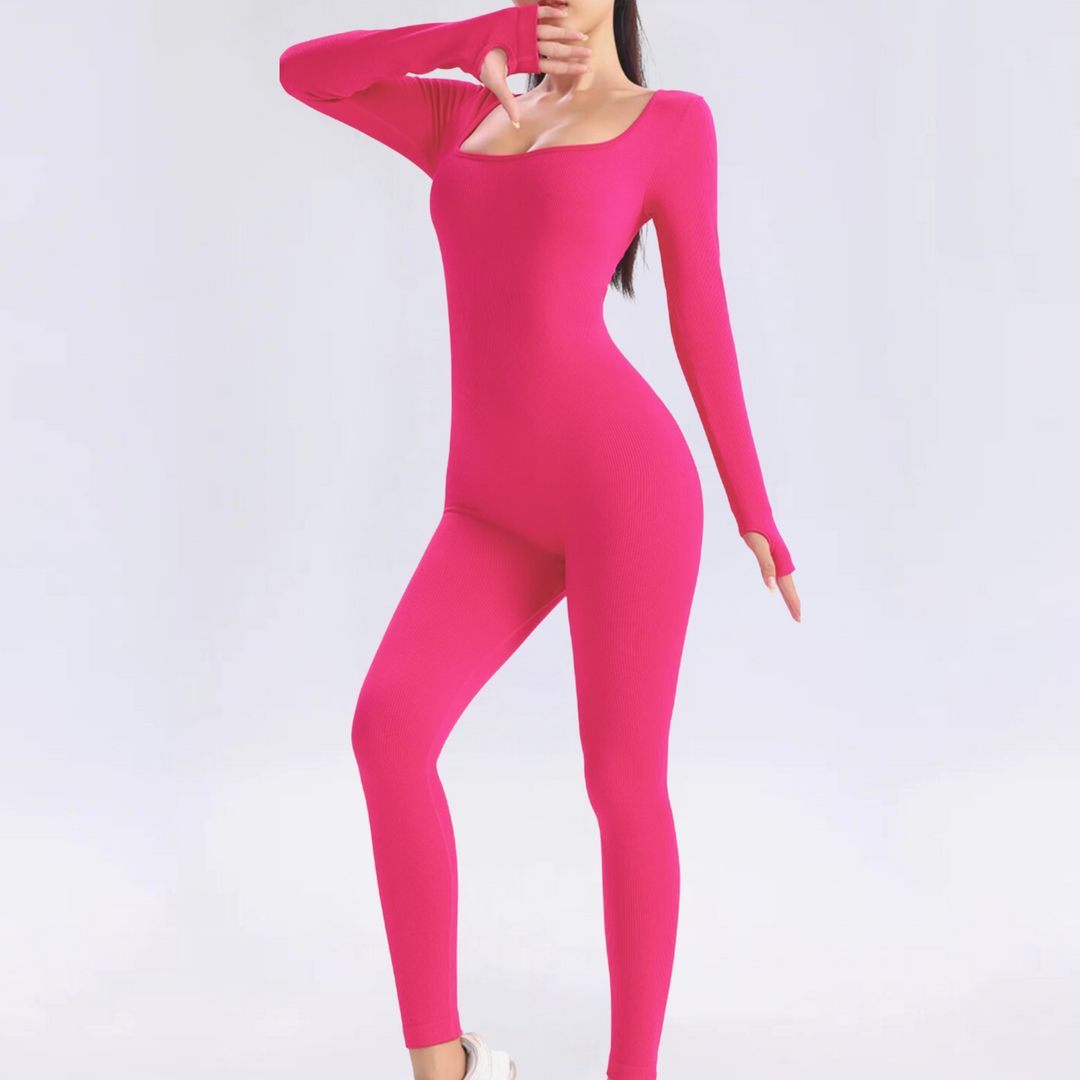 SleekSculpt Langärmeliger Jumpsuit
