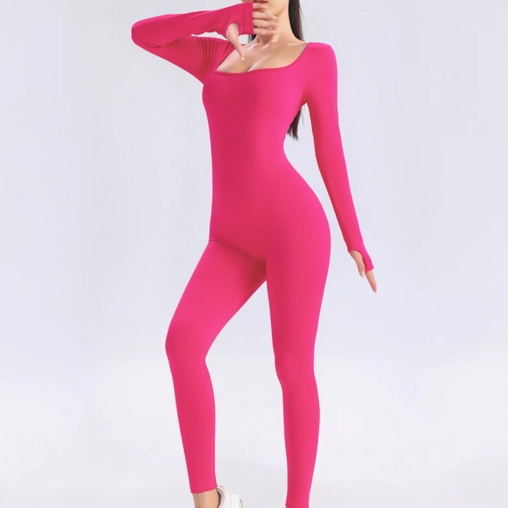 SleekSculpt Langärmeliger Jumpsuit