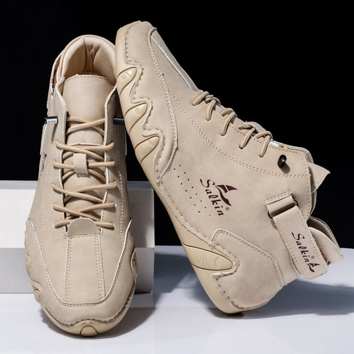 Scarpe a piedi nudi fatte a mano in pelle