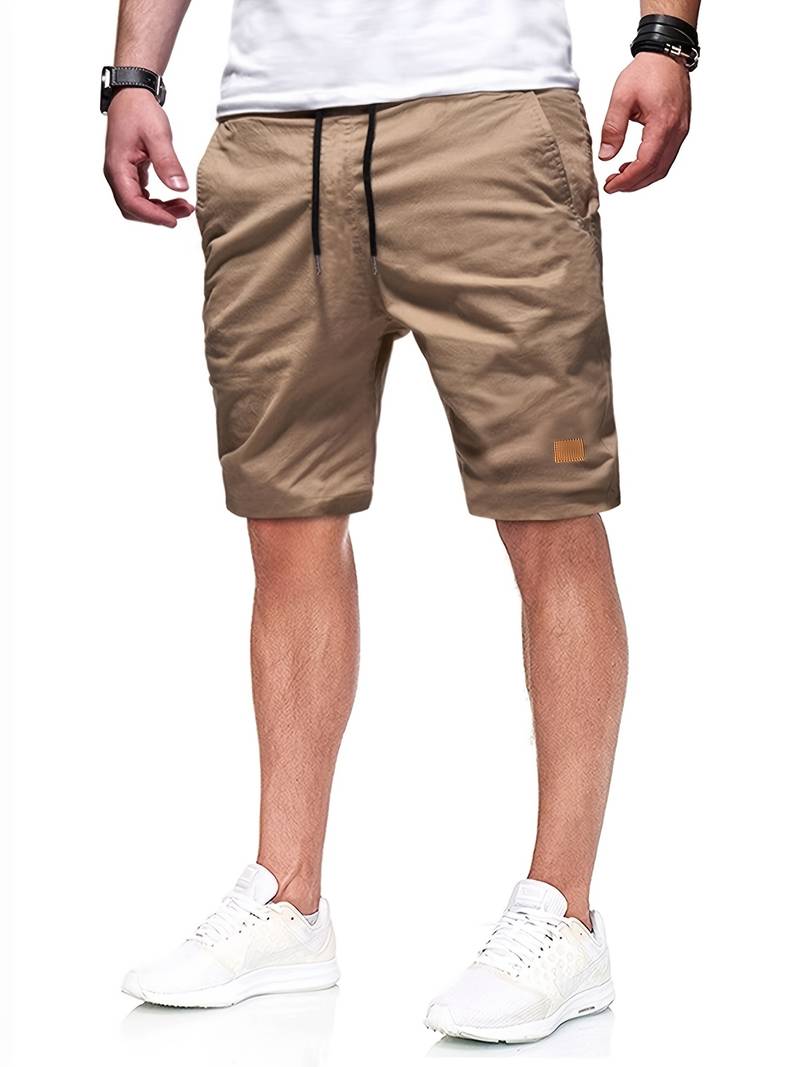 Herren Shorts mit Kordelzug – Bequeme Sommer-Shorts aus Baumwollmix für Freizeit, Sport & Streetwear Style