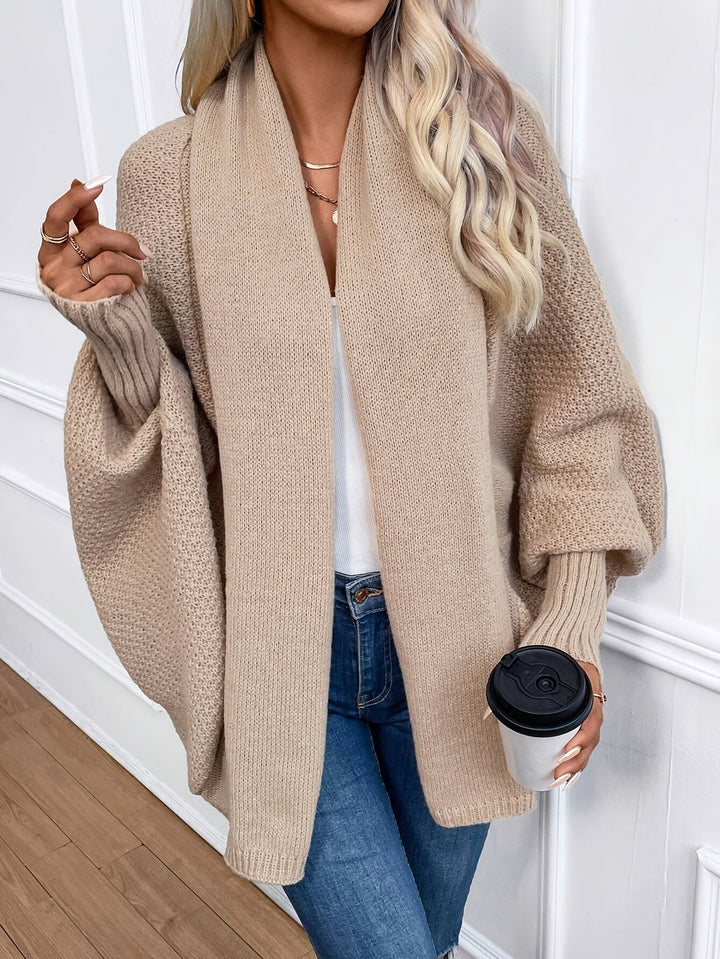 Eleganter warmer Ärmel Cashmere Strickcardigan für Damen | Perfekt für den Alltag
