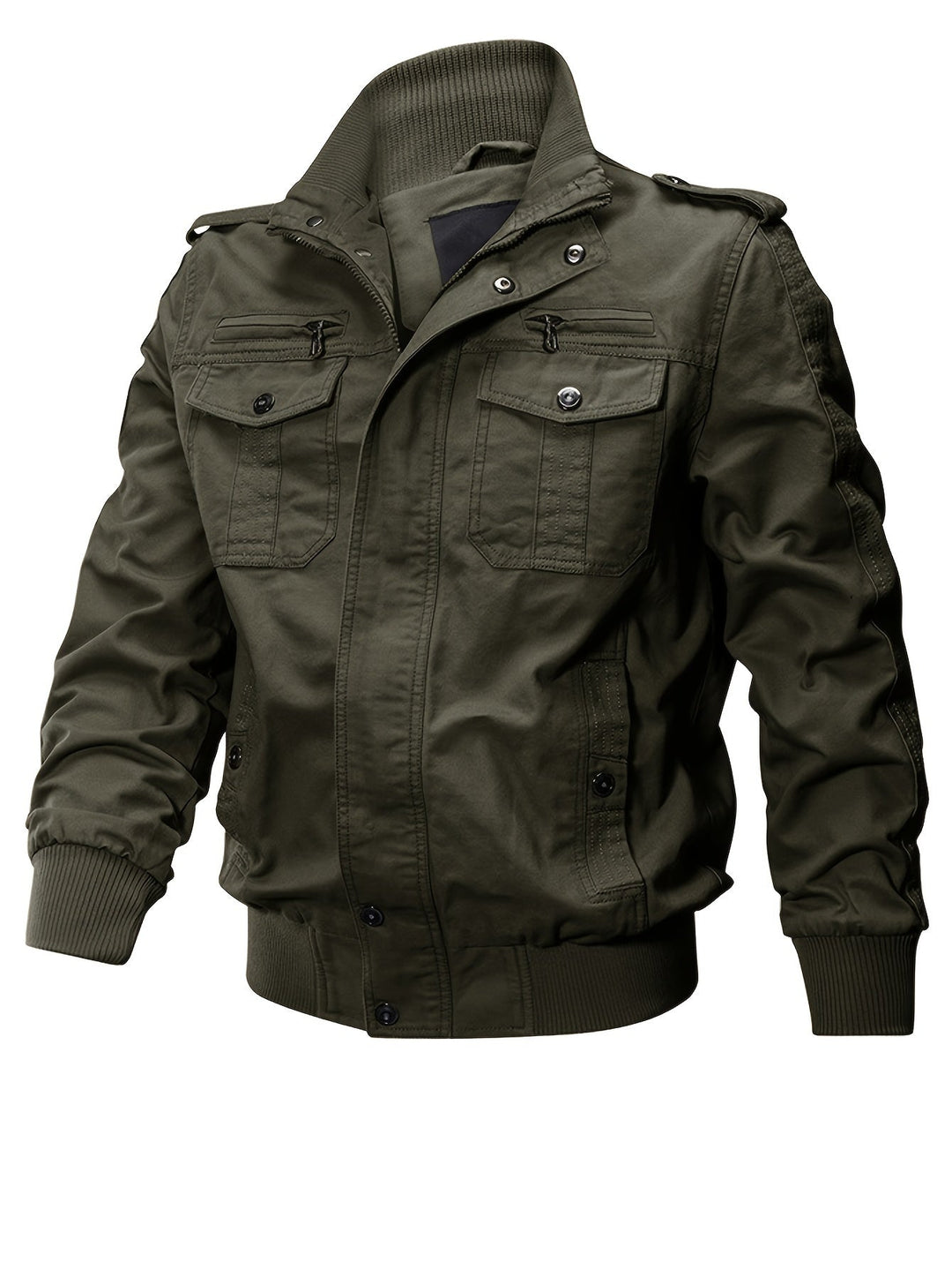 Veste pilote camouflage chaude avec plusieurs poches pour hommes | Parfaite pour les activités de plein air
