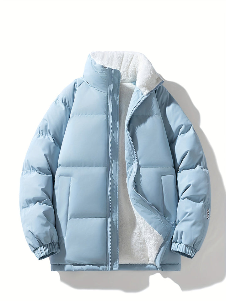 Modische warme Fleece-Puffer-Winterjacke für Damen | Perfekt für Outdoor-Aktivitäten
