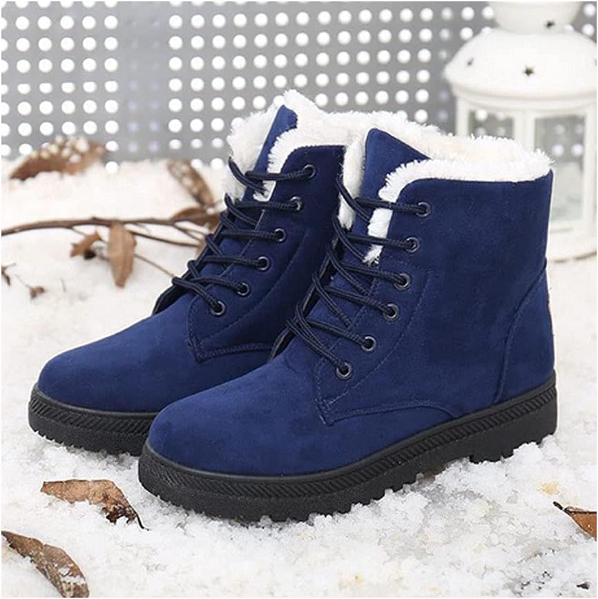 Bottes de neige décontractées antidérapantes avec laine pour femmes | Parfait pour les activités de plein air