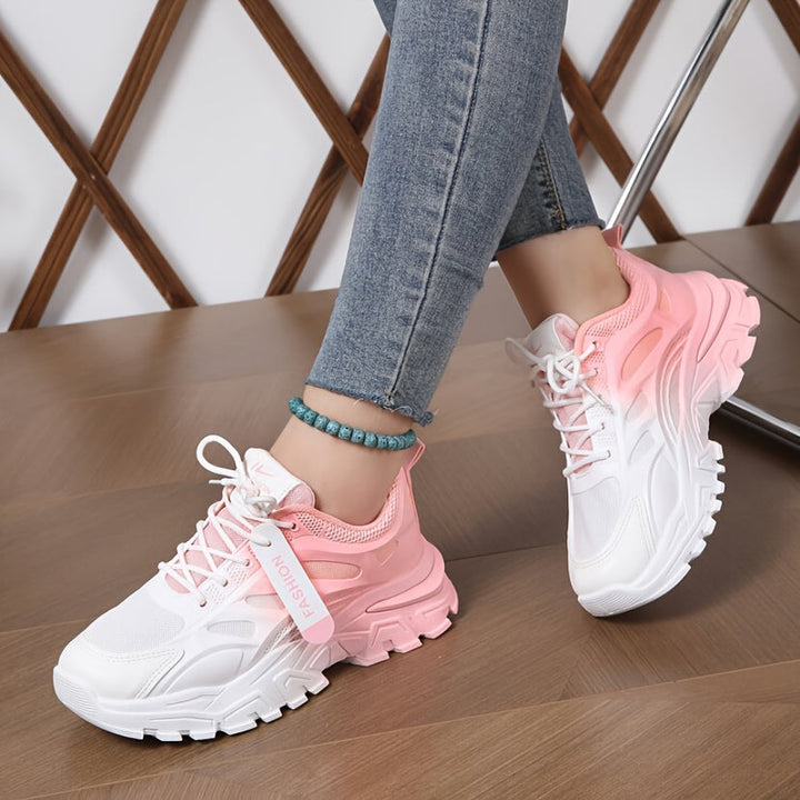 Elegante Gradient Chunky Sneaker für Damen | Für den Alltag