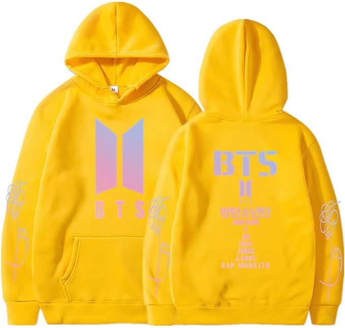 Bts Sweat-shirt à capuche unisexe décontracté Hoodie cosplay veste top