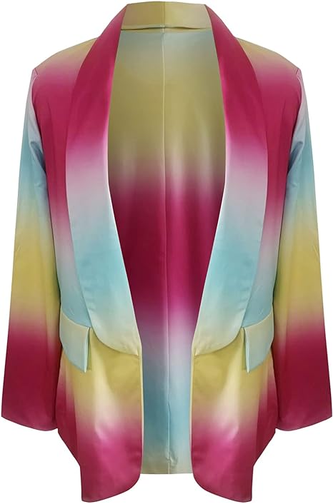 Morgane - Langärmelige Tie-Dye-Blazer