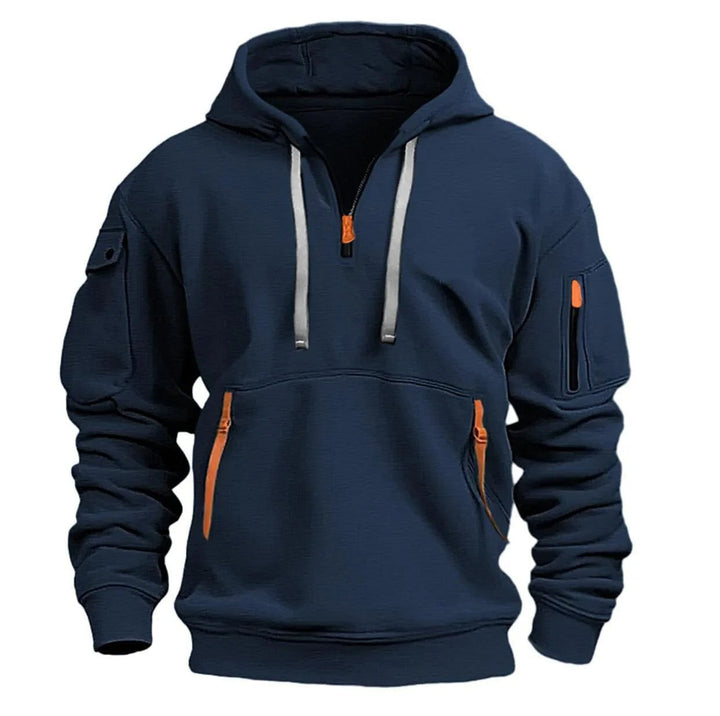 Half zipper hoodie