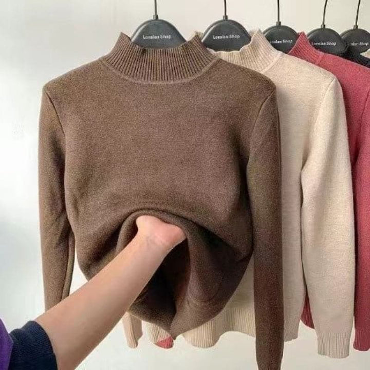 Mariah - Pull à col roulé automne-hiver pour femmes pour dames