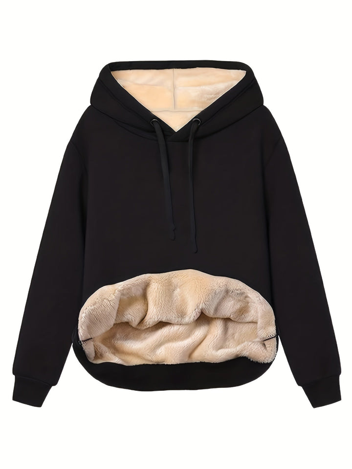 Sweat à capuche en polaire chaude avec capuche pour femmes | Parfait pour les activités de plein air