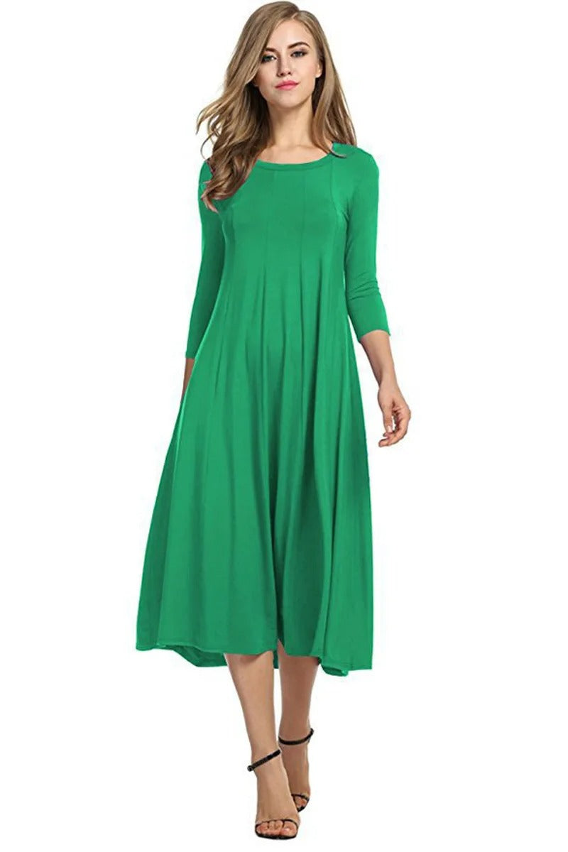 Magdalena – Robe maxi élégante ligne A avec