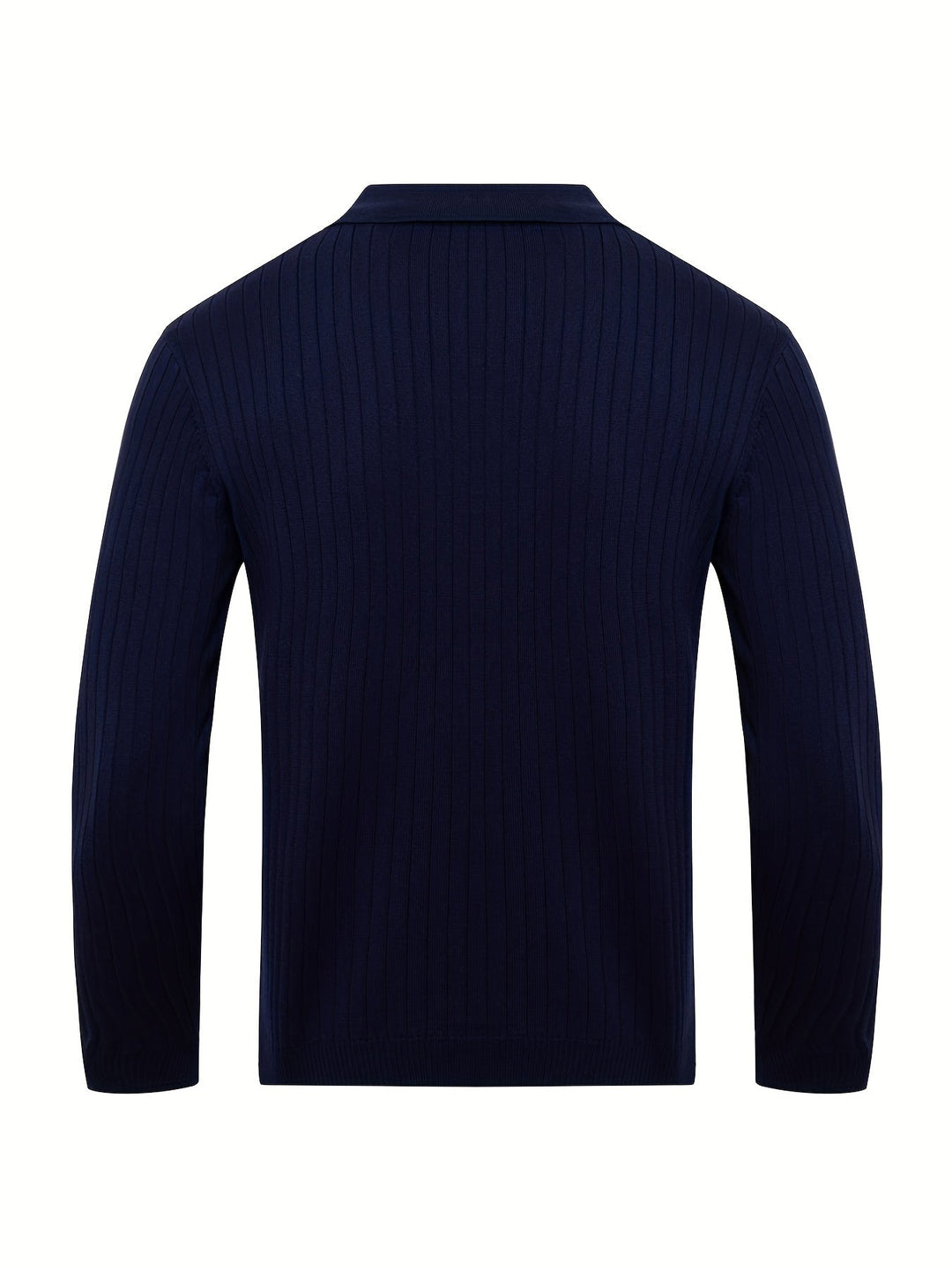 Stylisches Chic Strick-Shirt V-Ausschnitt Baumwolle Fleece Sweatshirt für Männer | Perfekt für lässige Tage