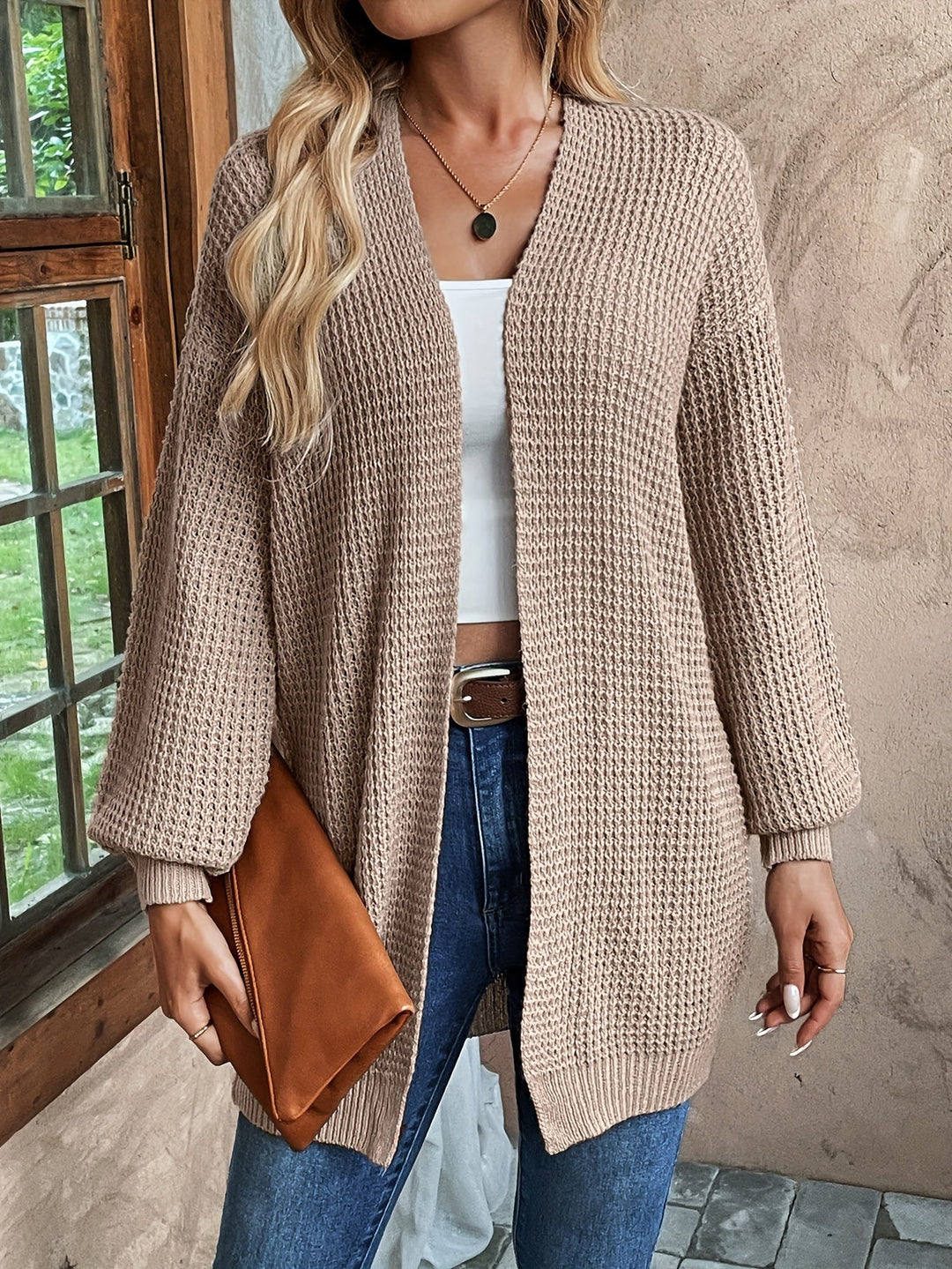 Lässiger Woll Strickcardigan für Damen | Perfekt für den Alltag
