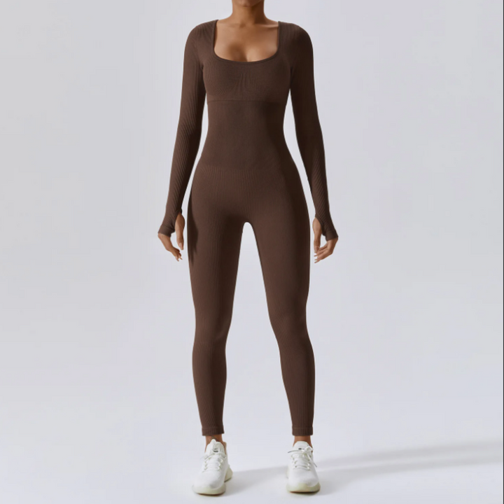 SleekSculpt Langärmeliger Jumpsuit