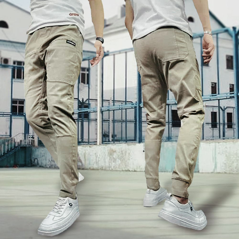 Pantalon cargo Dreue avec stretch