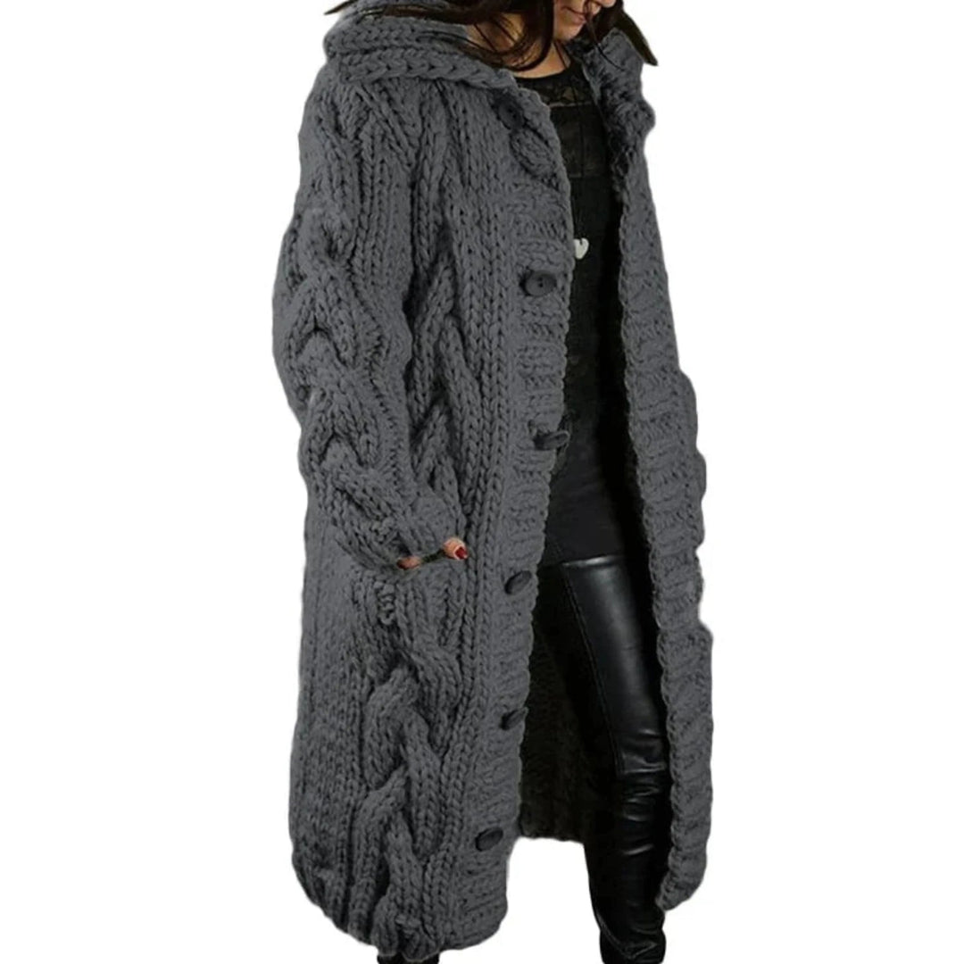 Cardigan oversize in maglia per donna | Perfetto per l'inverno