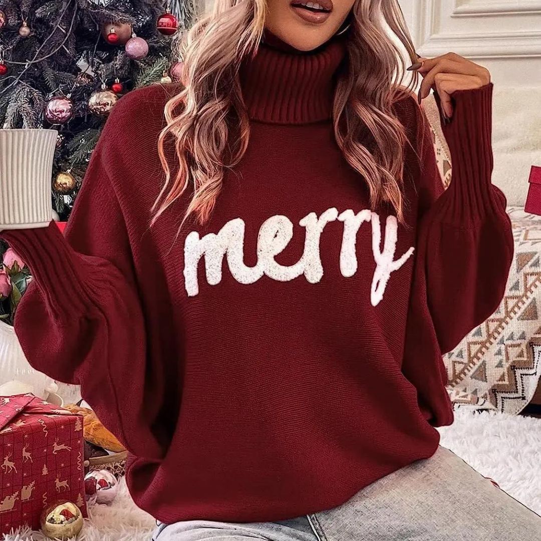 Haydee - Warmer festlicher Rollkragenpullover für Damen