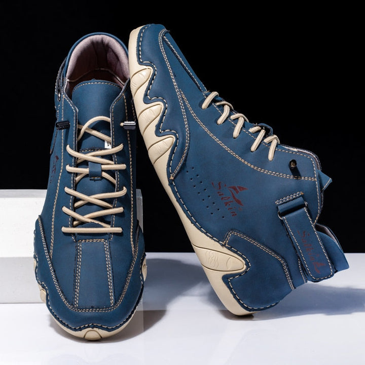 Scarpe a piedi nudi fatte a mano in pelle